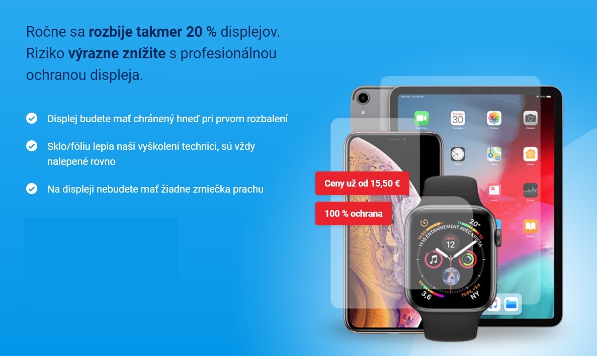 Instalace ochranných skel